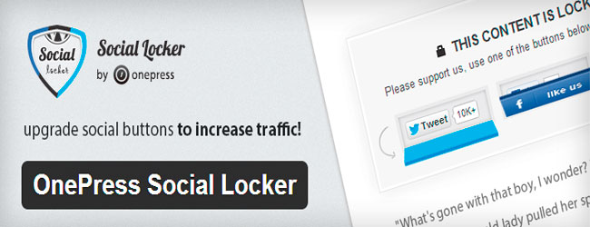 OnePress Social Locker