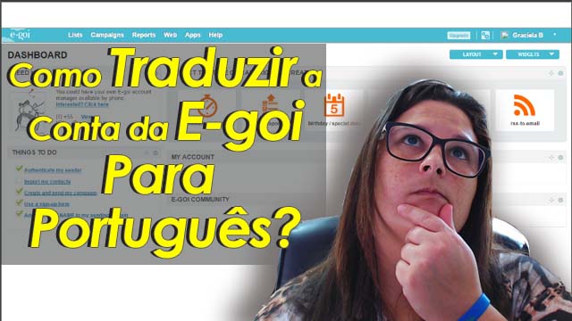 Como Traduzir a Conta da E-goi Para Português (Brasil) em 3 Cliques